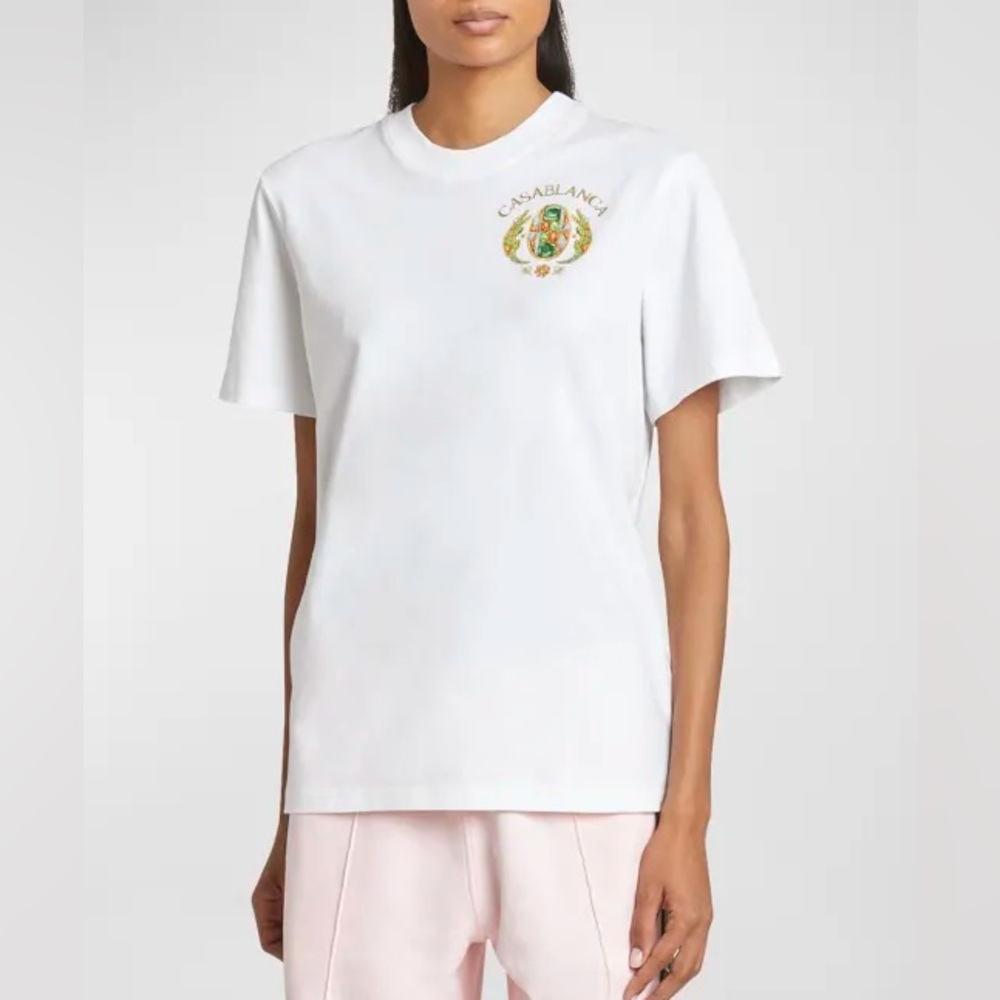 Casablanca Tennis club shirt in size L